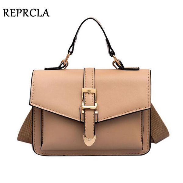 

reprcla 2019 new handbag shoulder bag fashion flap small crossbody bags for women messenger bags pu leather ladies hand bags y190606