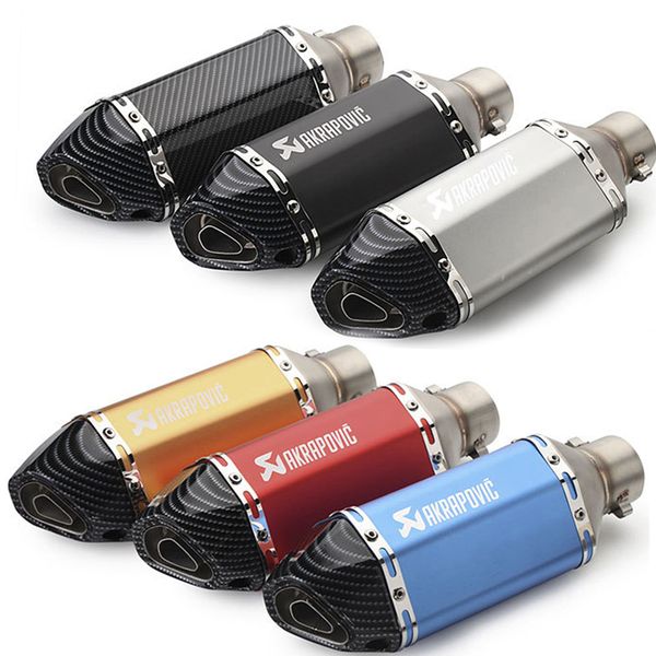 

akrapovic motorcycle exhaust pipe muffler moto escape db killer for exhaust zzr1400 benelli bn302 gsr 600 cb650f escape