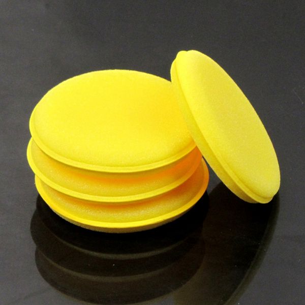 

onewell 12pcs/set auto foam sponge waxing wax applicator pad vehicle glass cleaning sponges polishing pad