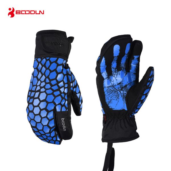 Marke Winter Ski Warme Handschuhe Wasserdicht Männer Frauen Professionelle Motorrad Radfahren Outdoor Sport Touchscreen Handschuh Winddicht Platte Mitts Grovess