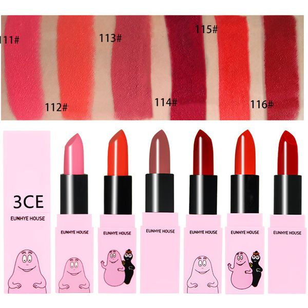 

3ce eunhye дом помада продолжительный увлажняющий matte lipstick косметика rose bean paste vintage chili red бесплатная доставка l4003