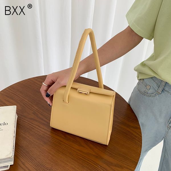 

bxx] women's single shoulder crossbody bag all-match flap 2019 fashion female handbag solid color pu leather package hf543