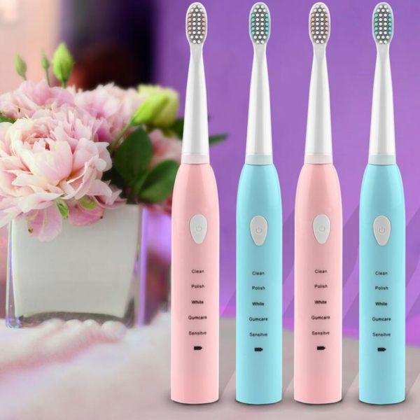 

usb ultrasonic electric toothbrush timer brush usb rechargeable electric toothbrush with 4 replacement heads