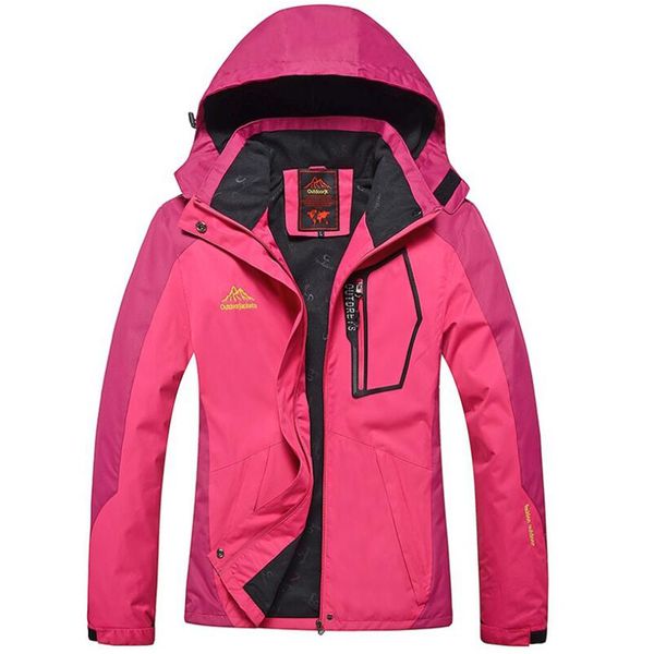 

spring jacket women outwear windbreather waterproof jackets women's autumn hooded coats sportsmountaineering female chaquetas, Black;brown