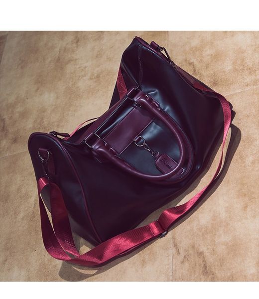 

gym сумка для путешествий фитнес на ремне сумки большой водонепроницаемый tote спортзала спорта сумка женщины мужчины мягкая кожа pu gym tra