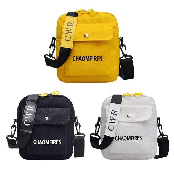 

letter print sports shoulder messenger handbags canvas crossbody bag