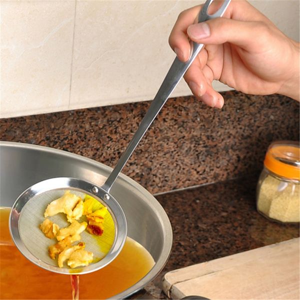 

stainless steel fine filter oil scoop pot soup colander