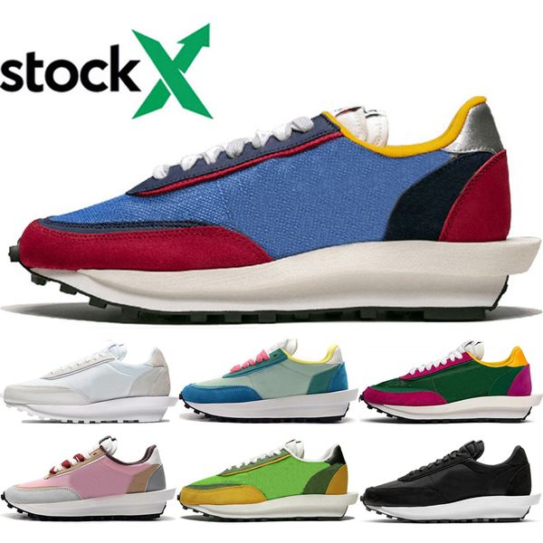 

wholesale ldv waffle daybreak trainers varsity blue green gusto mens sneakers for women fashion tripe s black white nylon sports shoes