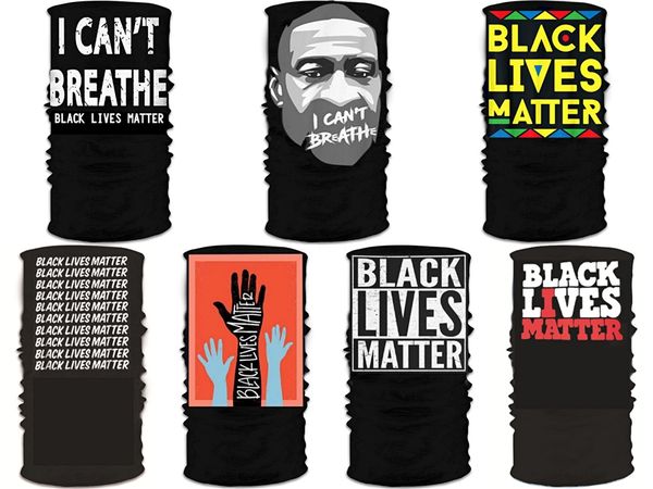 

i cant breathe shipping kids bandana protection mask cute cartoon neck gaiter boys girls scarf non-slip breathable face er for su #748, Black