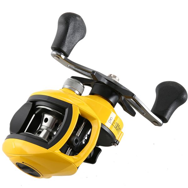 

8. high speed drop water reels magnetic brake baitcasting reel left/right fishing reel 8kg drag casting fishing reels pesca