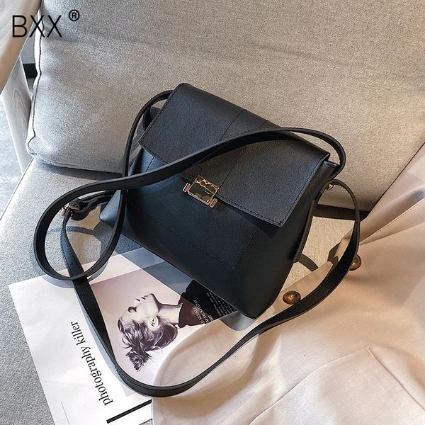 

bxx] solid color totes for women 2020 winter new large capacity handbags lady travel simply shoulder crossbody bag a86