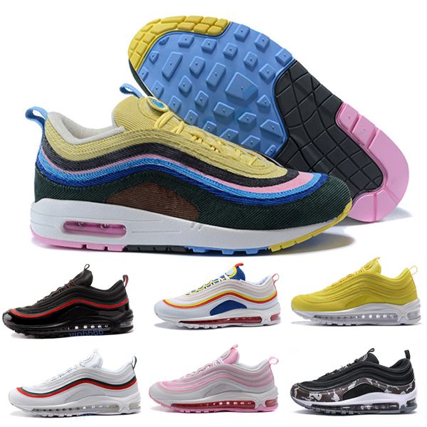 

2019 кроссовки 97 Sean Wotherspoon 97s VF SW Hybrid Мужчины Женщины Кроссовки Аутентичные Многоцве