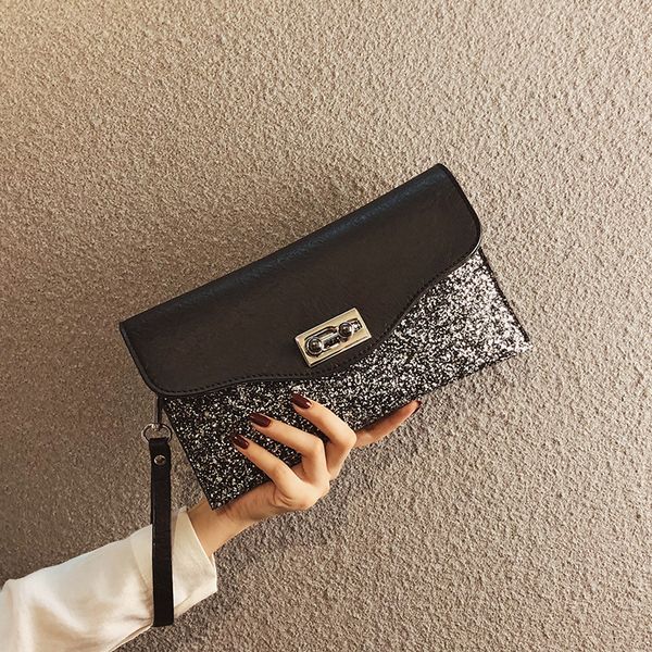

sequin small handbag women new envelope bag simple fashion handbag