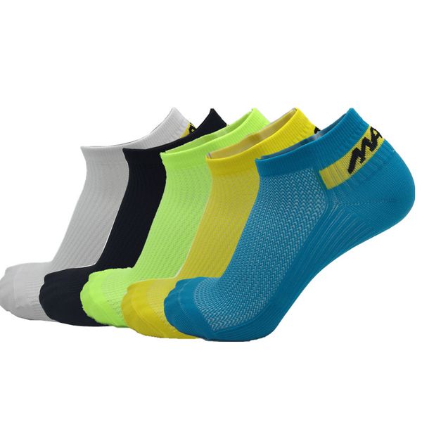 

men women professional sport brand socks running socks short breathable bicycle, Black