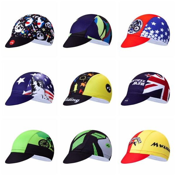 

uk usa bike hat cycling cap women men bicycle bandana hats ciclismo sun uv hat mtb team pro headband headwear cap 2019 blue red, Black