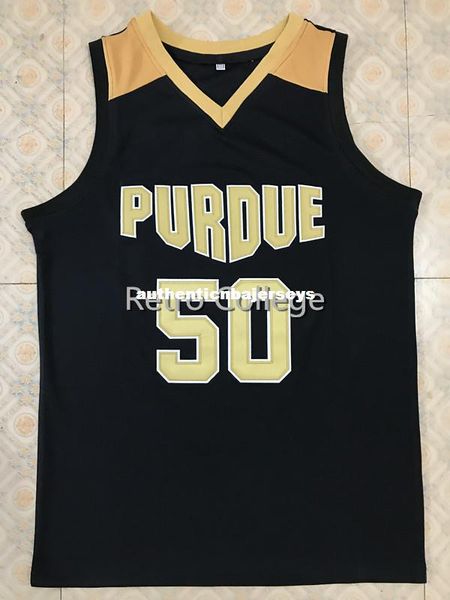 

men's #50 caleb swanigan purdue boilermakers basketball jersey embroidery stitched customize any name and name xs-6xl vest, Black;blue