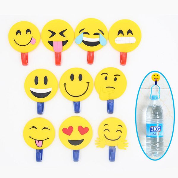 

custom pvc soft plastic 3d stereo hook cartoon glue hook strong seamless creative hooks promotional gifts customization rj-646