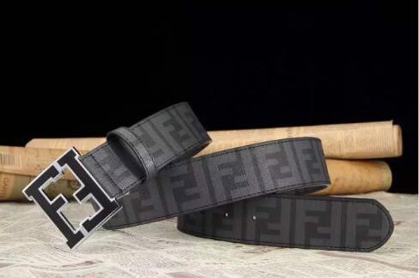 

new fashion business ceinture 20 style f belts design mens womens riem with gold f buckle black belt not with box as gift 6x8i2, Black;brown
