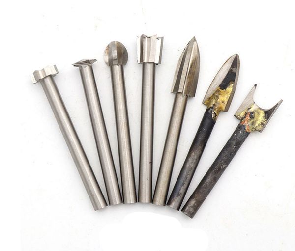 

6mm handle root carving tool electric woodworking knife wood carving knife woodworking milling cutter wood grinding h