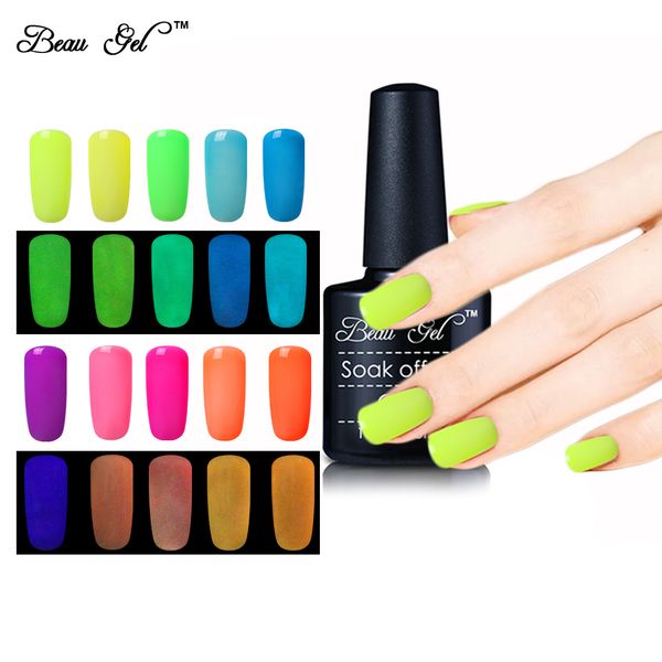 

гель для ногтей в темноте Beau 10ml Night Glow In Dark Гель для ногтей Лак для волос Яркий гибр
