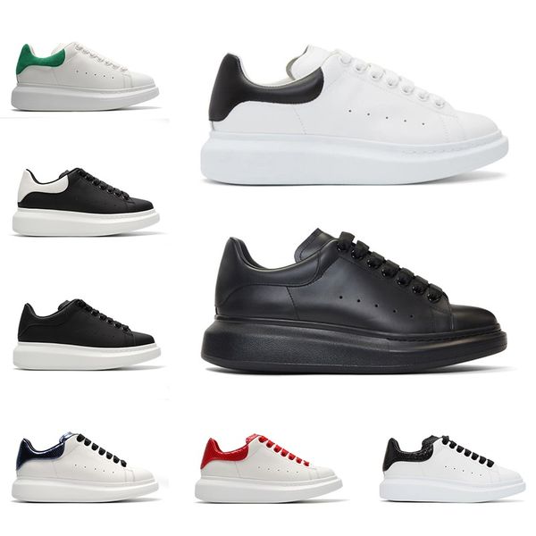

platform sneakers men women casual shoes triple black white red suede leather mens womens sports size 36-44