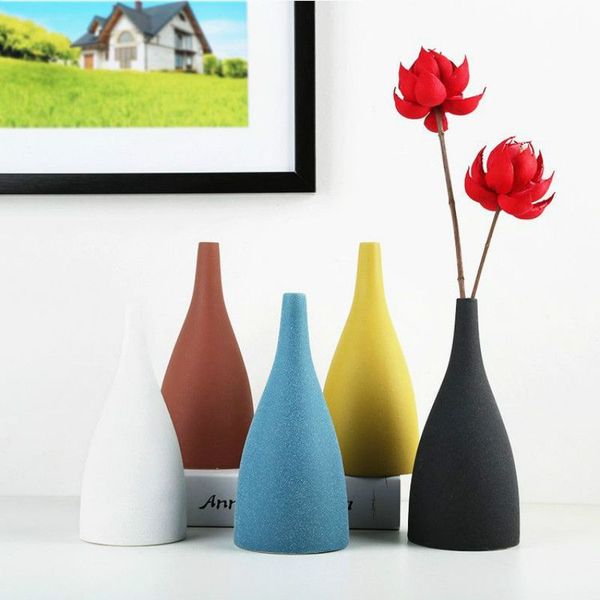 

новый простой креативный nordic ceramic vase журнальный стол обеденный стол украшения кабинет украшения ваза ручной работы artwork вазы