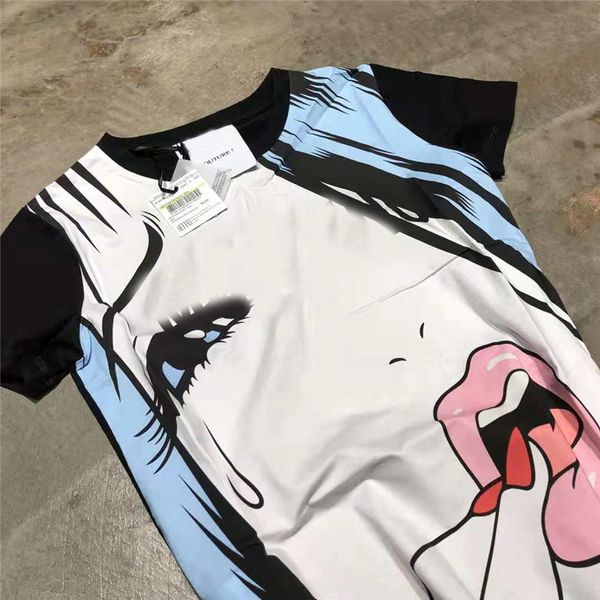 

women t shirt designer shirts with girls tears lady casual beach clothing short sleeve tees vacation casual tshirt, White