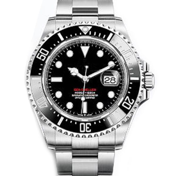 

2020 luxury watches ceramic bezel 43mm 18ct gold sea-dweller oystersteel 126603 with glide lock clasp master automatic mechanical wristwatch, Slivery;brown