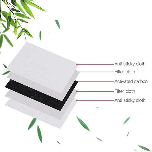 

200pcs lot 5 layers activated carbon filter pm2.5 anti haze mouth masks replaceable filters for activate carbon mask use protective gear
