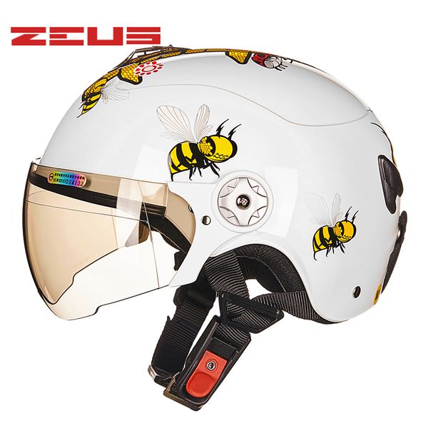 

children's motorcycle helmet little boy little girl summer scooter bike helmet zues-108 abs semi-covered capacete