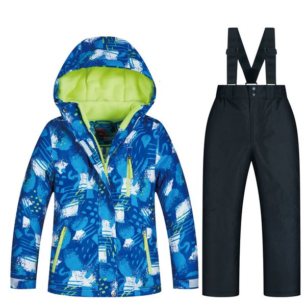 

ski jacket and pants children's brand children windproof waterproof snow suit winter boy ski and snowboard jackets