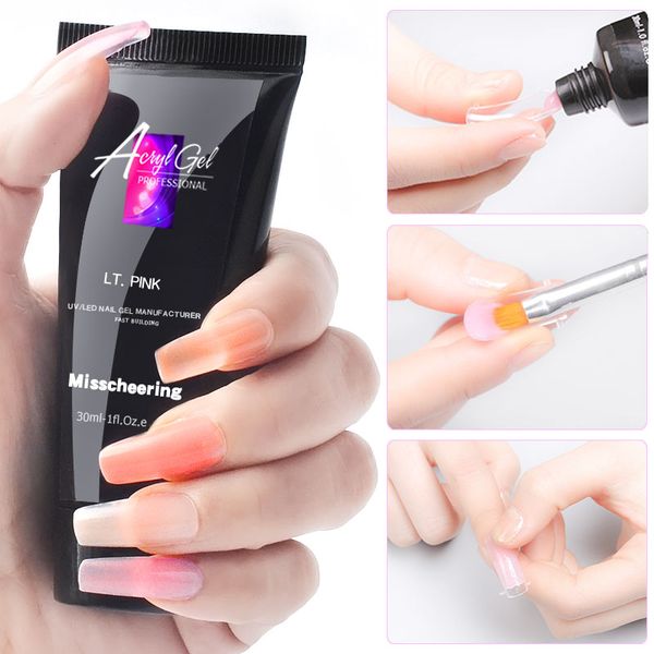 

8 color poly gel finger exten ion cry tal jelly nail gel camouflage uv led hard polygel acrylic builder gel enhancement new arrival