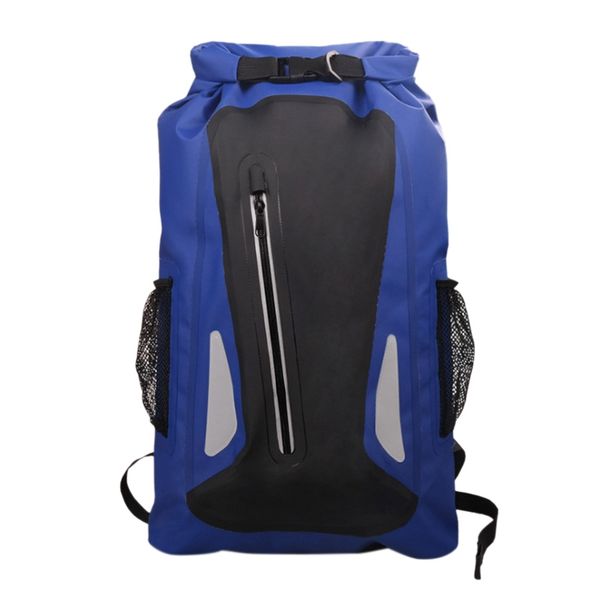 

super sell-outdoor blue river traveling bag dry sack bag double shoulder straps water pack swimming backpack waterproof for