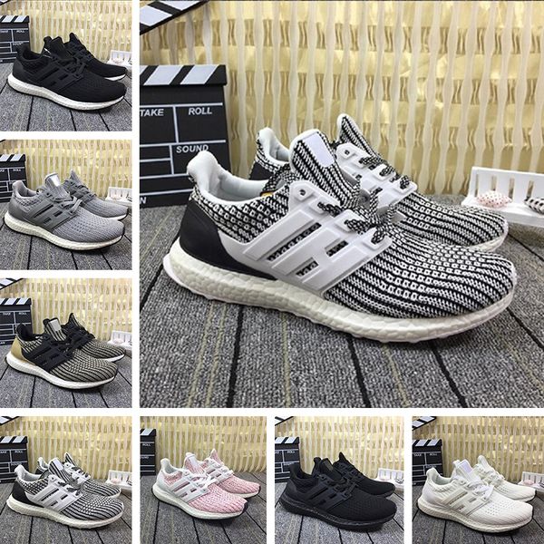 

Cheaper New Ultra 4.0 3.0 Running Shoes for men women Triple black white Oreo Designer Sports mens trainers Sneakers size 36-45