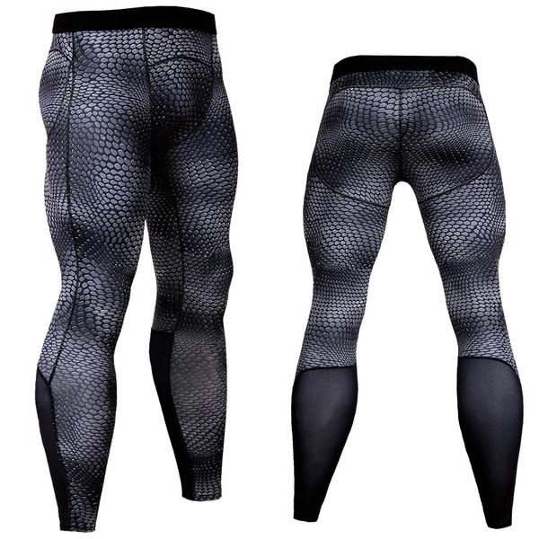 

men's compression pants sport tights basketball gym pant bodybuilding jogging skinny leggings sportswear men's running trousers, Black;blue