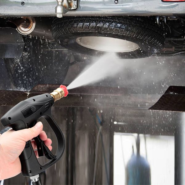 

3000psi high pressure washer gun with 5 nozzles for car motorcycle bicycles