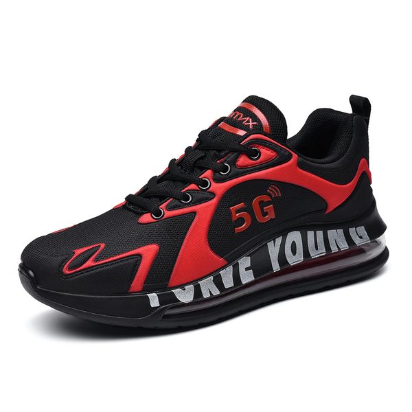 

men's running shoes mesh breathable sports shoes non-slip wear-resistant atmospheric pad fitness training student