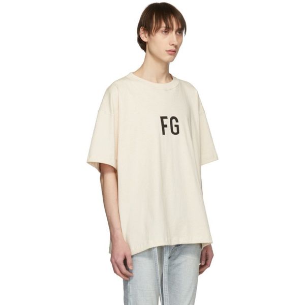 

19SS Футболка FEAR OF GOD 6 INSIDE OUT Футболка Повседневная летняя дышащая футболка с коротк