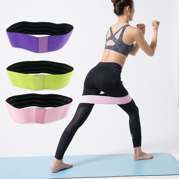 

resistance hip band leg band for hip workout physical stretchable non-slip loops &t8