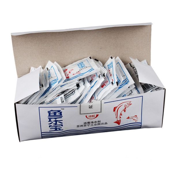 

5/10 bag/lot fish tank water cleaner non-toxic disinfection purification tablets cleaning tools