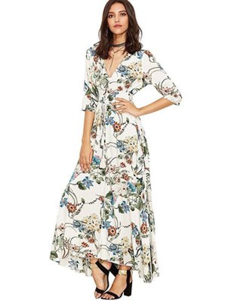

2019 new arrival women printed dresses casual luxury womens long dresses fashion streetwear women designer dresses colorful size s-2xl 111, Black;gray