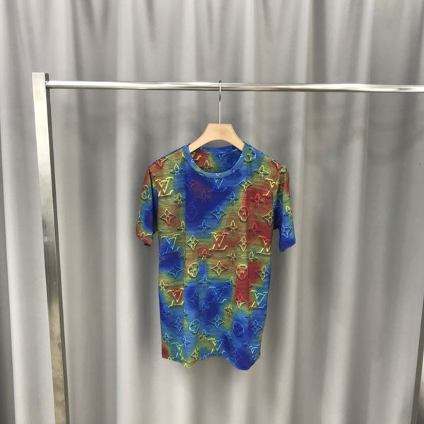 

2020ss spring and summer new high grade cotton printing short sleeve round neck panel t-shirt size: m-l-xl-xxl-xxxl color: black white f8w