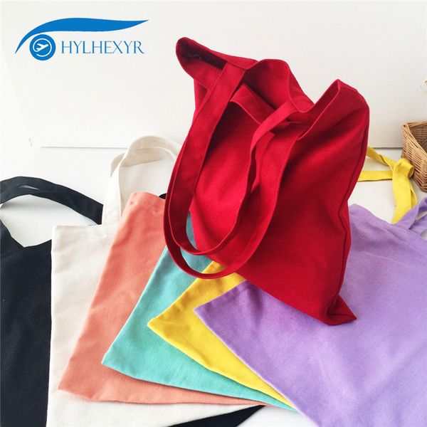 

hylhexyr pure canvas bag handbag shoulder cloth bags women