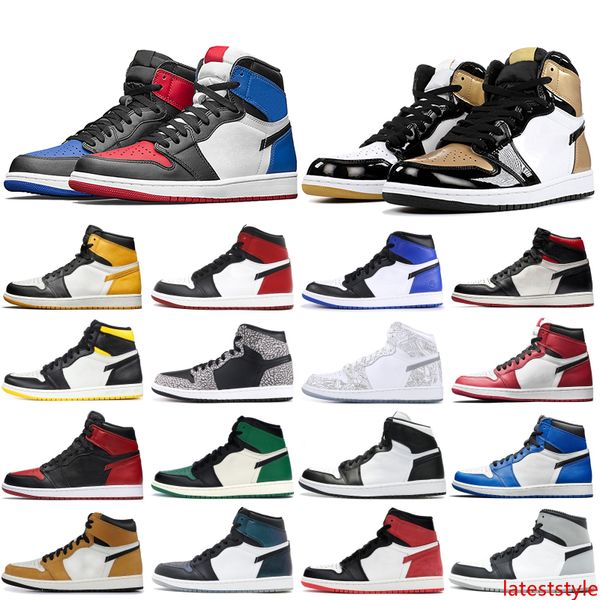 

2019 1s men basketball shoes most popular high obsidian unc rookie of the year turbo green black gym red designer trainers