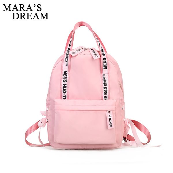 

mara's dream large capacity backpack women preppy school bags teenagers female nylon travel bags girls bowknot backpack mochilas