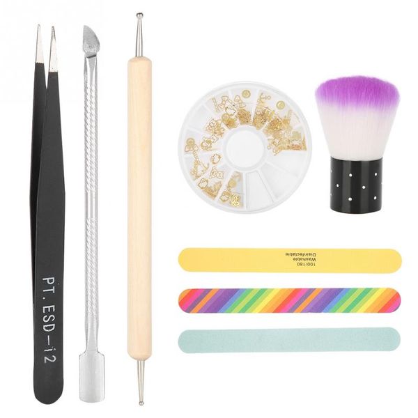 

manicure kit nail file sponge buffer nail polish cuticle dead skin removal care tool set for manicure art tool accessories