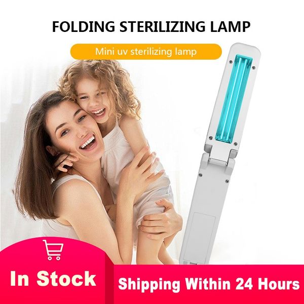 

uv light sanitizer portable foldable uv sterilizer smart 2w ultraviolet light uv-c sanitizer wand for l household disinfection lamp