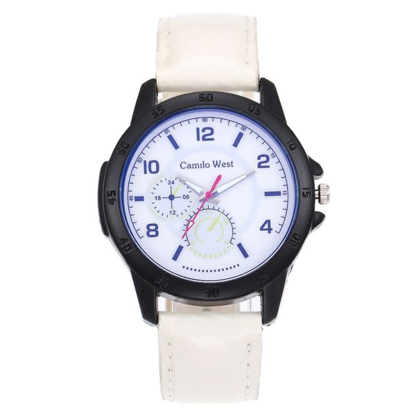 

temperament dress ladies quartz wristwatch fashion watches women blue glass dial casual leather belt clock reloj, Slivery;brown