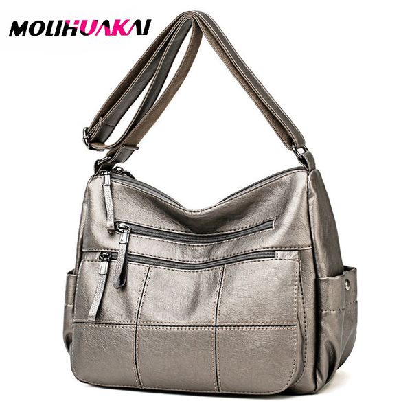 

2019 luxury thread handbags women bags designer soft leather bags for women crossbody messenger bag ladies vintage shoulder bag