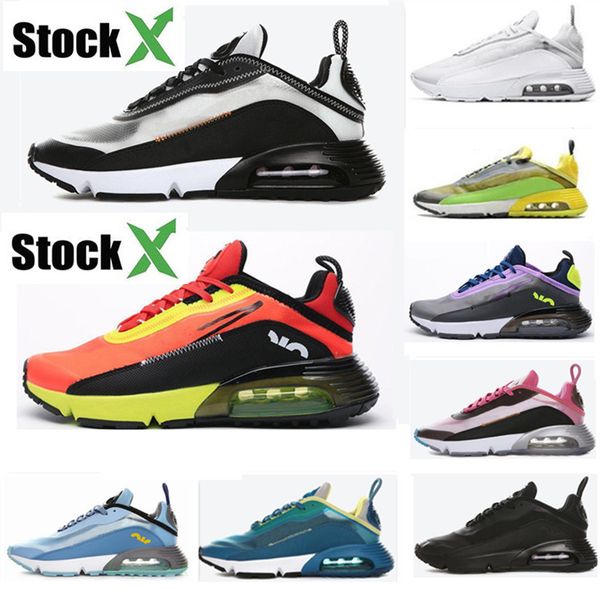 

wholesale cushions 2090 mens women running shoes green pink white black runners tennis shoes trainers sport sneakers size 36-45